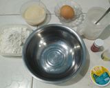 Foto langkah ke 1 dari resep Bolu Kukus Santan Merah Putih 17 Agustusan.