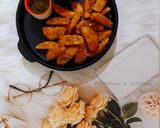 A picture of step 8 of Garlic Potato Wedges.