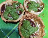 A picture of step 9 of Crisp tangy katori chaat.