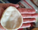 A picture of step 6 of Puran poli.