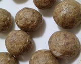 A picture of step 1 of Mutton koftay.