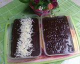 Foto langkah ke 9 dari resep Dessert Box, Brownies Coklat Lumer.