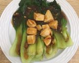 Foto langkah ke 4 dari resep Pokcoy siram tofu jepun.