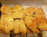A picture of step 8 of Parmesan Panko chicken breast.