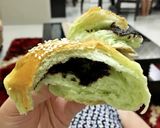 Foto langkah ke 5 dari resep Roti Sobek Pandan.