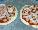 Foto langkah ke 4 dari resep 🍕 pizza sosis.
