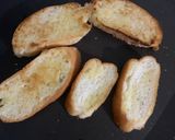 A picture of step 2 of Cheese garlic bread.