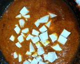 A picture of step 3 of Shahi paneer.
