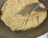 A picture of step 5 of Moong dal halwa.