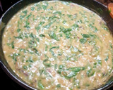 Foto del paso 6 de la receta: Espinacas a la crema con berenjenas y huevo 🥬 🍆 🥚