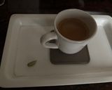 A picture of step 3 of Cardamom chai.