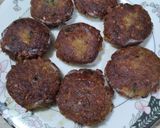 A picture of step 6 of Shami kabab.