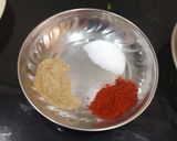 A picture of step 1 of Papad Churi.