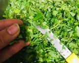 A picture of step 1 of Methi parantha.