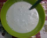 Foto langkah ke 3 dari resep Kue Keranjang Santan Kukus.