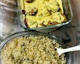 Cheese Stuffed chicken with Garlic and herb rice #wearetogether recipe step 1 photo