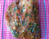 Foto del paso 5 de la receta: Pollo asado en bolsa al horno en reducción de sus propios juegos