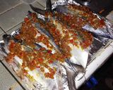 Foto del paso 5 de la receta: Sierra en salsa moscatel acompañadas de cabellos de plátano verde fritos