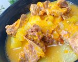 Foto langkah ke 5 dari resep Soup Babi labu kuning.
