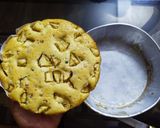 আপেল কেক উইথ টুটিফ্রুটি ও চকোলেট সস(apple cake with tutti frutti chocolate sauce recipe in bengali) রেসিপি ধাপ - 13 ছবি