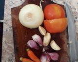 Foto langkah ke 1 dari resep Cumi Udang Jagung Asam Manis Pedas.
