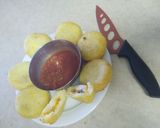 A picture of step 4 of Stuffed Tikki.