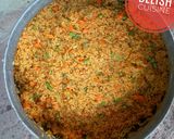 A picture of step 3 of Jollof rice.