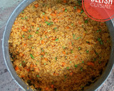 A picture of step 3 of Jollof rice.