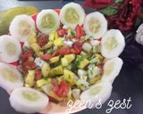 A picture of step 1 of Totapari Mango Salsa.