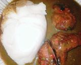 A picture of step 20 of Tuwon shinkafa miyan kuka.