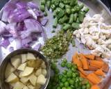 One pot meal Vegetable khichadi recipe step 2 photo