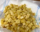 A picture of step 1 of Spanish Potato Omelette (Tortilla de Patatas).