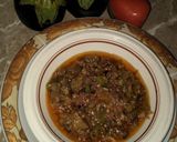 A picture of step 4 of Baigan ka bharta.