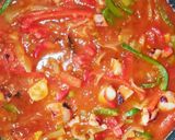 Une image de l'étape 3 de Poulpe à la sauce tomate, poivrons et ebly 🐙🦑.