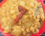 A picture of step 4 of Lauki chana dal sabji.