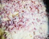 Pas rețetă Penne cu bacon și sos de smântână 3 fotografie