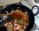 A picture of step 6 of Pyaaz Karele.