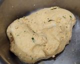 A picture of step 2 of Aloo ki puri.