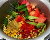 A picture of step 2 of Dry Sabji Of Sprouted Black Gram And Moong.