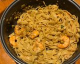 Foto del paso 4 de la receta: Tagliatelle con langostinos y pistachos🦐