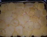 Foto del paso 8 de la receta: Pastel de patata, queso y lacón, con bechamel al horno😋🍽