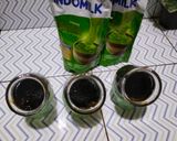 Foto langkah ke 3 dari resep Puding kopi vla macha.