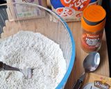 Une image de l'étape 1 de Cake à la tomate 🍅, parmesan et moutarde.