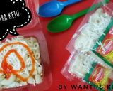 Foto langkah ke 2 dari resep Makaroni Telor (maklor) + Sosis Keju.