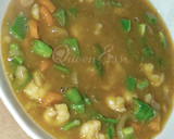 A picture of step 6 of Simple shrimp soup.