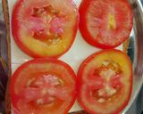A picture of step 3 of Cheese Tomato Sandwich Bites.