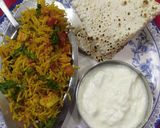 A picture of step 9 of Vegetable pulao in pressure cooker.