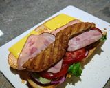 A picture of step 4 of Breaded Chicken Sandwich.