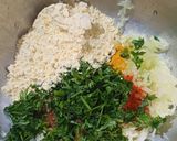 A picture of step 1 of Cucumber chila.