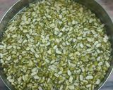 A picture of step 1 of Moong daal palak bhjiye.